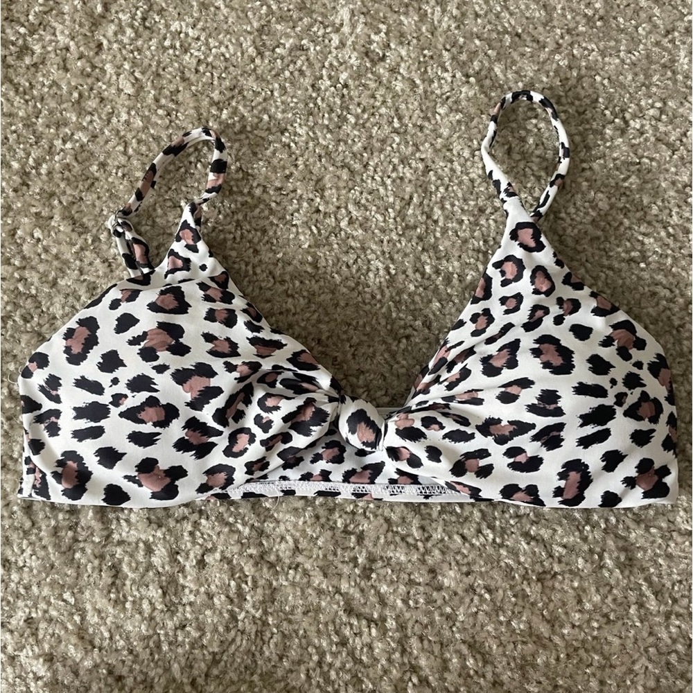 Cheetah Print Bikini Top (MEDIUM)